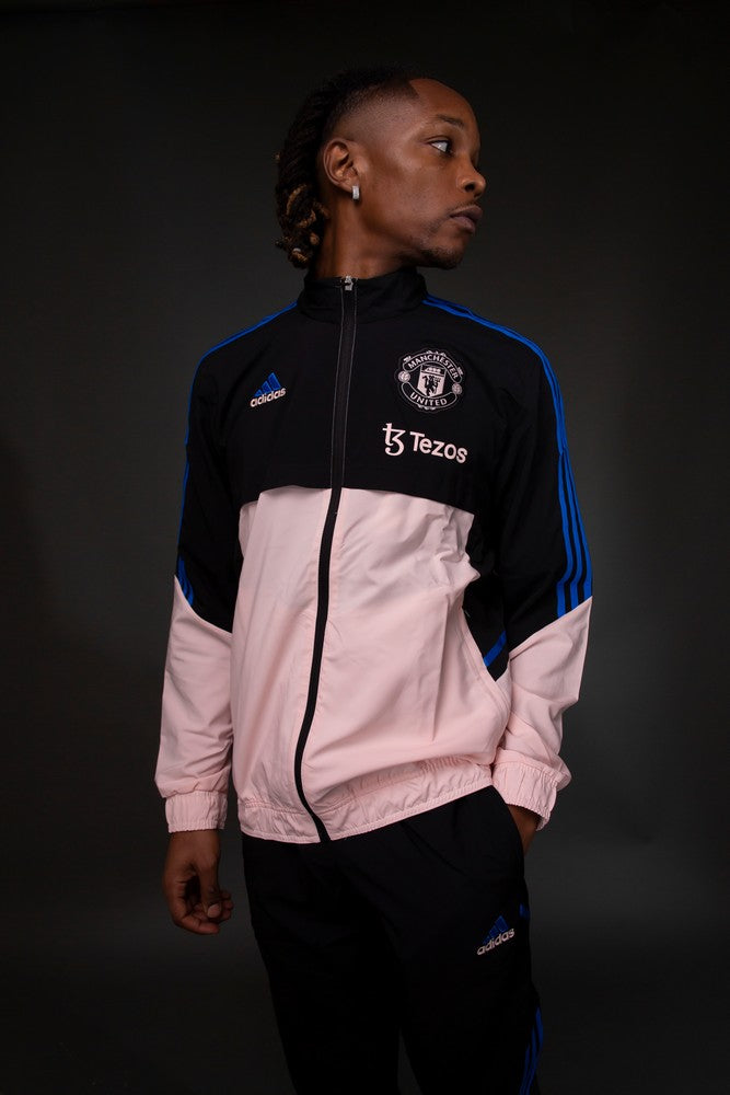 Manchester United presentation jacket - Black/Blue/Beige