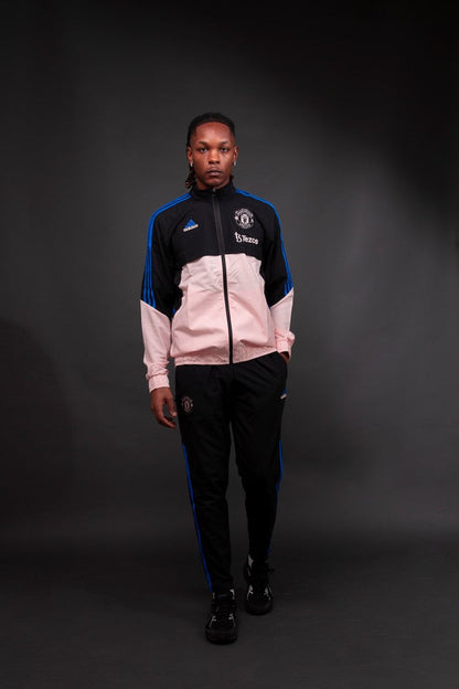 Manchester United presentation jacket - Black/Blue/Beige