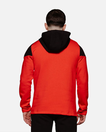AC Milan Casuals Hooded Jacket - Black/Red