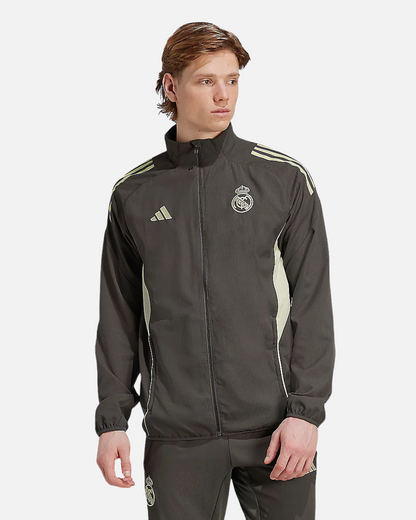Real Madrid Tiro 25 Track Jacket - Khaki/Green