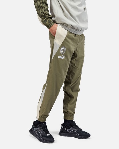 AC Milan Tracksuit Bottoms - Khaki/Grey